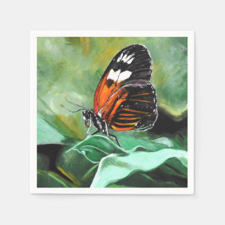 ランチナプキンズ – バタフライデザイン スタンダードカクテルナプキン