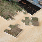 ランチハウスカフェサインオンルート66 ジグソーパズル (側面)