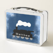 ランチパーソナライズされたボックス列車 メタルランチボックス (裏面)