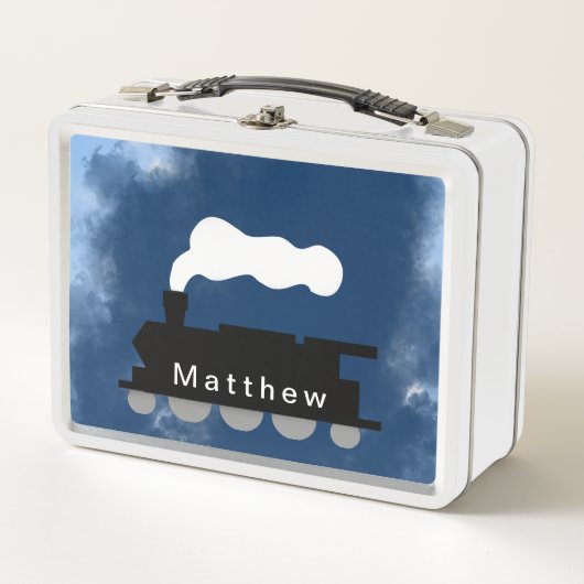 ランチパーソナライズされたボックス列車 メタルランチボックス (正面)