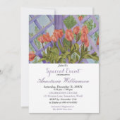 ランチパーティーイベントのお誘い 招待状 (正面)