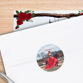 ランチマスカレードキンセアニラ15誕生日 ラウンドシール