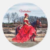 ランチマスカレードキンセアニラ15誕生日 ラウンドシール (正面)