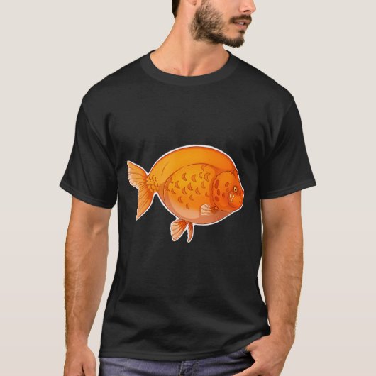 ランチュウ - ファンシーゴールドフィッシュ Tシャツ (正面)