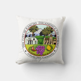 ランチョクカモンガ（カリフォルニア州）シティシール クッション