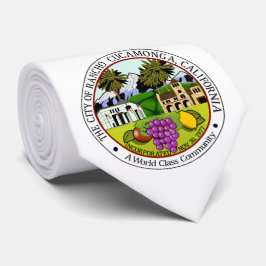 ランチョクカモンガ（カリフォルニア州）シティシール ネクタイ