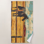 ランチョトランキロビーチタオル ビーチタオル (正面)