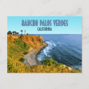ランチョパロスヴェルデカリフォルニアポイントビセンテ ポストカード