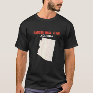 ランチョメサヴェルデアリゾナUSA州アメリカントラベル Tシャツ