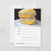 ランチョンニビテイション焼きチーズトマトスープ 招待状 (裏面)