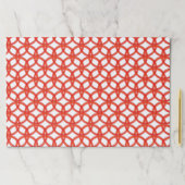 ランチョンマットパッド – インターロッキングレッドリングや輪 ペーパーパッド (インサイチュ)