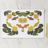 ランチョンマットパッド – コイ池 ペーパーパッド (インサイチュ)