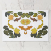 ランチョンマットパッド – コイ池 ペーパーパッド (正面)