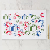 ランチョンマットパッド – ジャンパ付きプレゼント ペーパーパッド (インサイチュ)