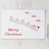 ランチョンマットパッド – スリーとサンタ ペーパーパッド (インサイチュ)