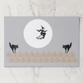 ランチョンマットパッド – ハロウィーンシーン ペーパーパッド (正面)