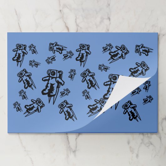 ランチョンマットパッド – 宇宙飛行士の混乱 ペーパーパッド (折り畳み)