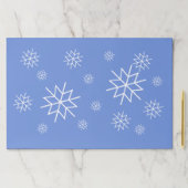 ランチョンマットパッド – 雪片 ペーパーパッド (インサイチュ)