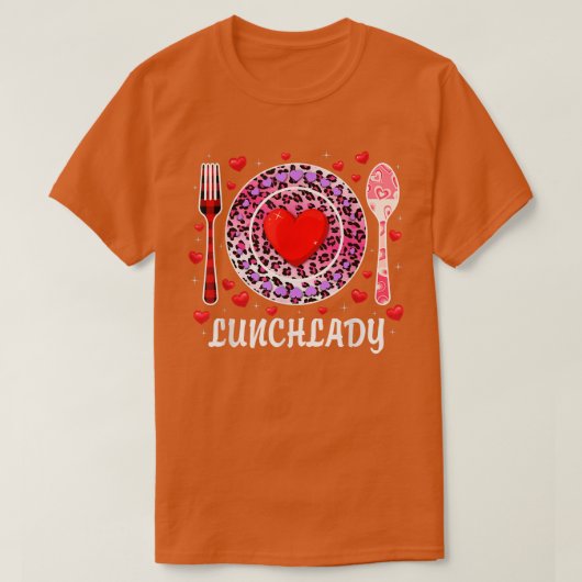 ランチレおもしろいディハッピーバレンタインデーの女性試合 Tシャツ (デザイン正面)