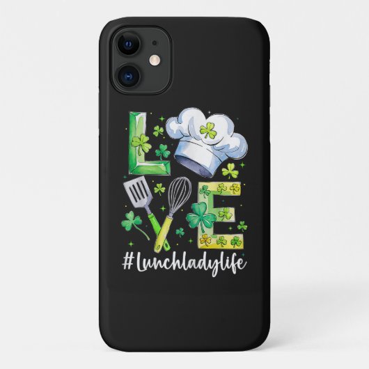 ランチレディの人生幸せな聖パトリックの日 Case-Mate iPhoneケース (裏面)