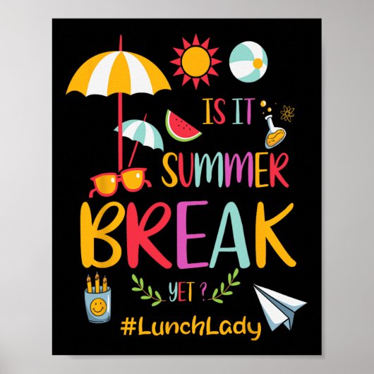 ランチレディはまだ夏の休暇の最後の日 ポスター (正面)
