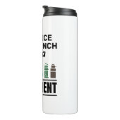 ランチレディカフェテリア食品サービス安全ランおもしろいチ タンブラー (回転右)