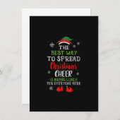 ランチレディクリスマスチアクリスマスXmas 招待状 (正面/裏面)