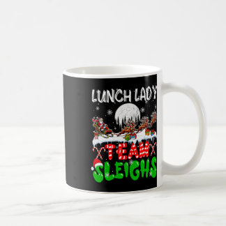 ランチレディチームのサンタのそり コーヒーマグカップ