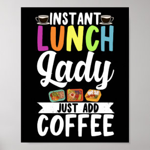 ランチレディーインスタントランチレディーコーヒーを追加 ポスター