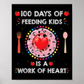 ランチレディーカフェテリアのための学校給食レディの日 ポスター (正面)