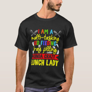 ランチレディーカフェテリア新学期初日のS Tシャツ