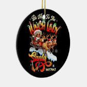 ランチレディークリスマスサンタトナカイに優しい セラミックオーナメント (右)