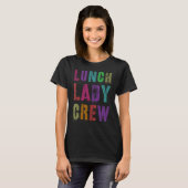 ランチレディークルー新学期オフィス食品サービス Tシャツ (正面フル)