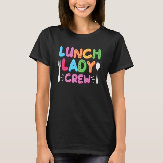 ランチレディークルー食堂の分隊員 Tシャツ (正面)
