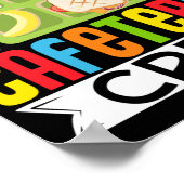 ランチレディーサポートあなたの地元のカフェテリアクルーのランチ ポスター (角)