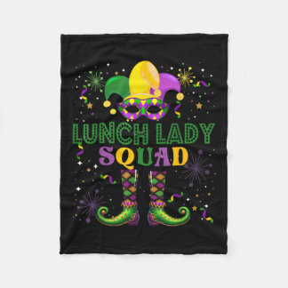 ランチレディースクワッドマーディグラ仮面仕誇りを持った事チーム フリースブランケット