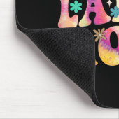 ランチレディースロック絞り染めカフェテリアクルーGroovy La マウスパッド (コーナー)