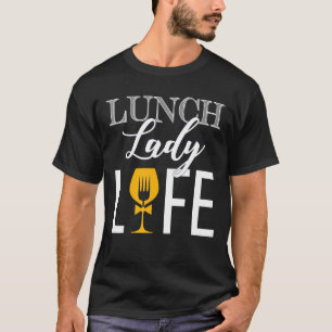 ランチレディーライフ食堂クルー給食班 Tシャツ