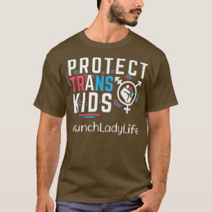 ランチレディ保護トランスキッズトランスジェンダーLGBT Pri Tシャツ