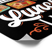 ランチレディ食べ物を与えのベリーズと充填ハート ポスター (角)