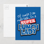 ランチレディ – もちろ数々のん私は… ポストカード (正面/裏面)