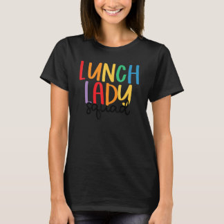 ランチレディ スクワッド ランチ スクワッド カフェテリア 乗組員 ランチ Tシャツ