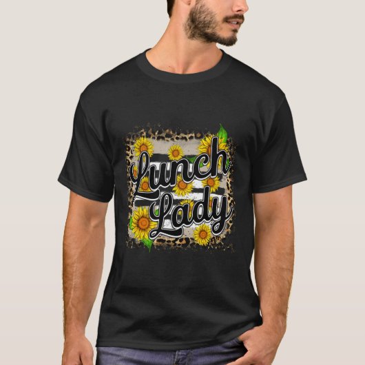 ランチレディ レオパード 初めての学校 Tシャツ (正面)