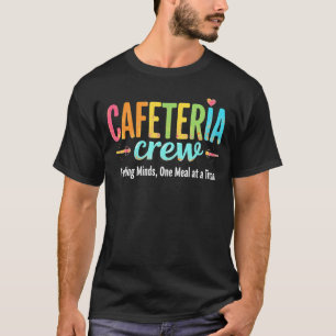 ランチレディ 学校給食クルー 心と体に栄養を Tシャツ