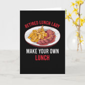 ランチレ退職したディギフトスクールカフェテリア カード (黄色い花)