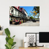 ランチヴューケベックシティ通りカナダポスター ポスター (ホームオフィス)