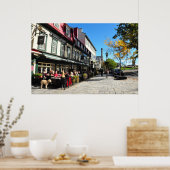 ランチヴューケベックシティ通りカナダポスター ポスター (キッチン)