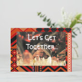 ランチ一緒に招待 招待状 (スタンド正面)