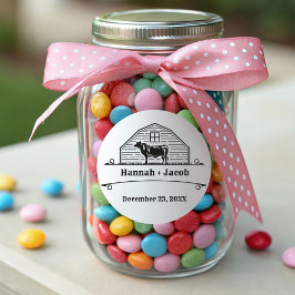 ランチ素朴ウエスタンカントリーカウボーイ結婚ズ スクエアシール