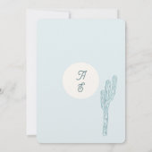 ランチ結婚結婚式招待状 招待状 (裏面)